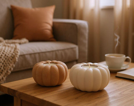 3D Printed Pumpkin Tealight Holders - Fall Decor, Set of 2