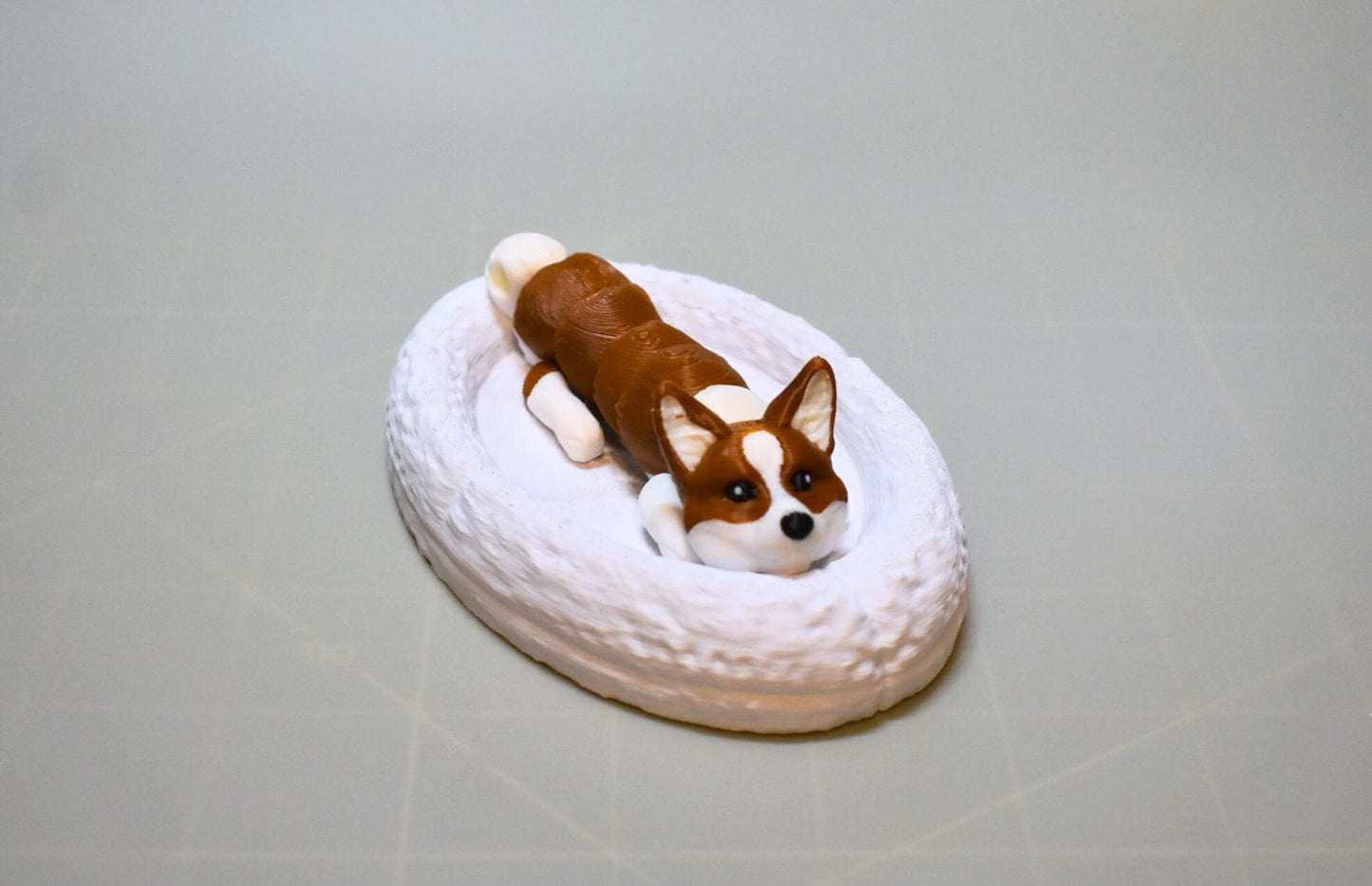 Pembroke Corgi Keychain, Fully Articulated Fidget Toy, Dog Lover Gift