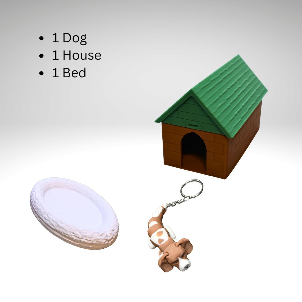 3D Printed Articulated Beagle Dog Fidget | Sensory Desk Toy for ADHD & Stress Relief | Cute Moving Animal Figurine Gift for Dog Lovers