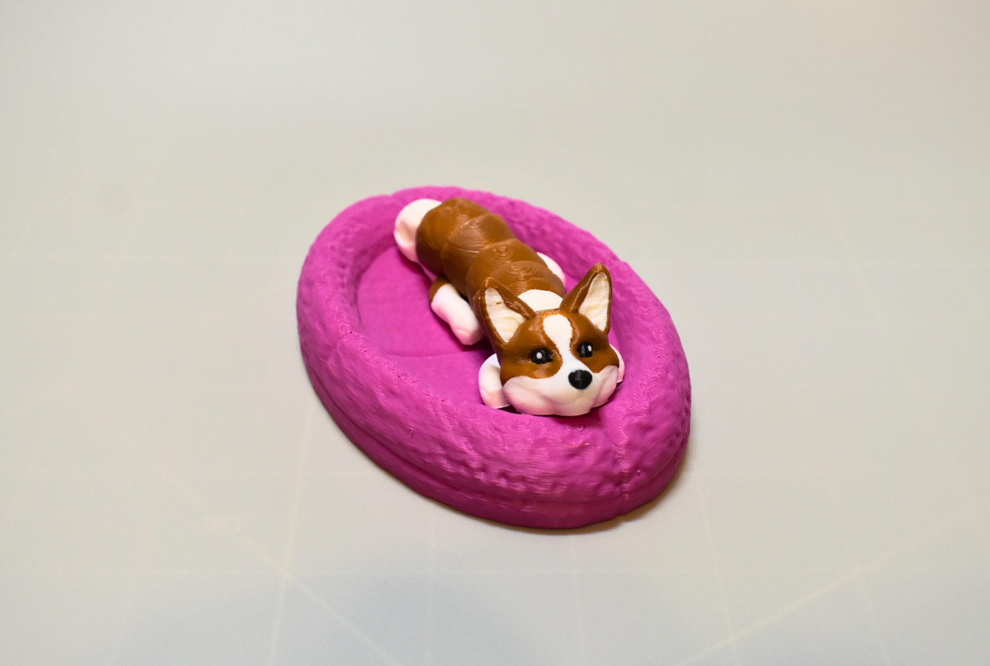 Pembroke Corgi Keychain, Fully Articulated Fidget Toy, Dog Lover Gift