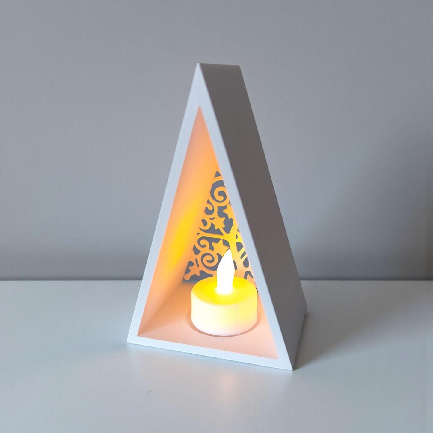 Festive Christmas Decor, Holiday Table Centerpiece, Soft Warm Glow, Seasonal Holiday Accent