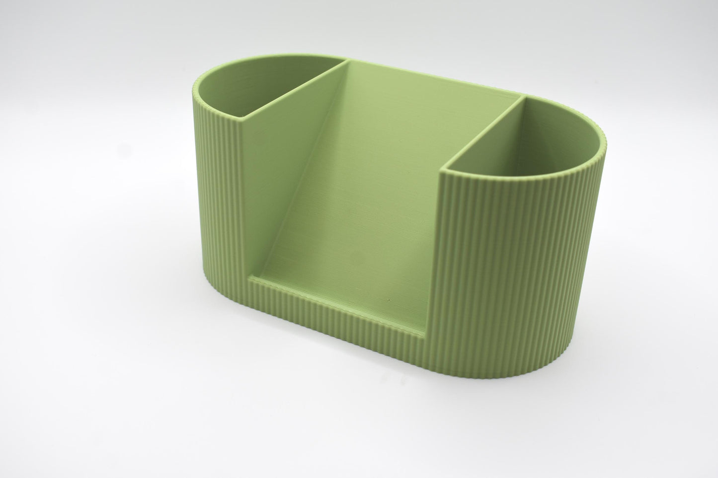 2-compartment organizer with phone holder, home office organization, gift for students or professionals