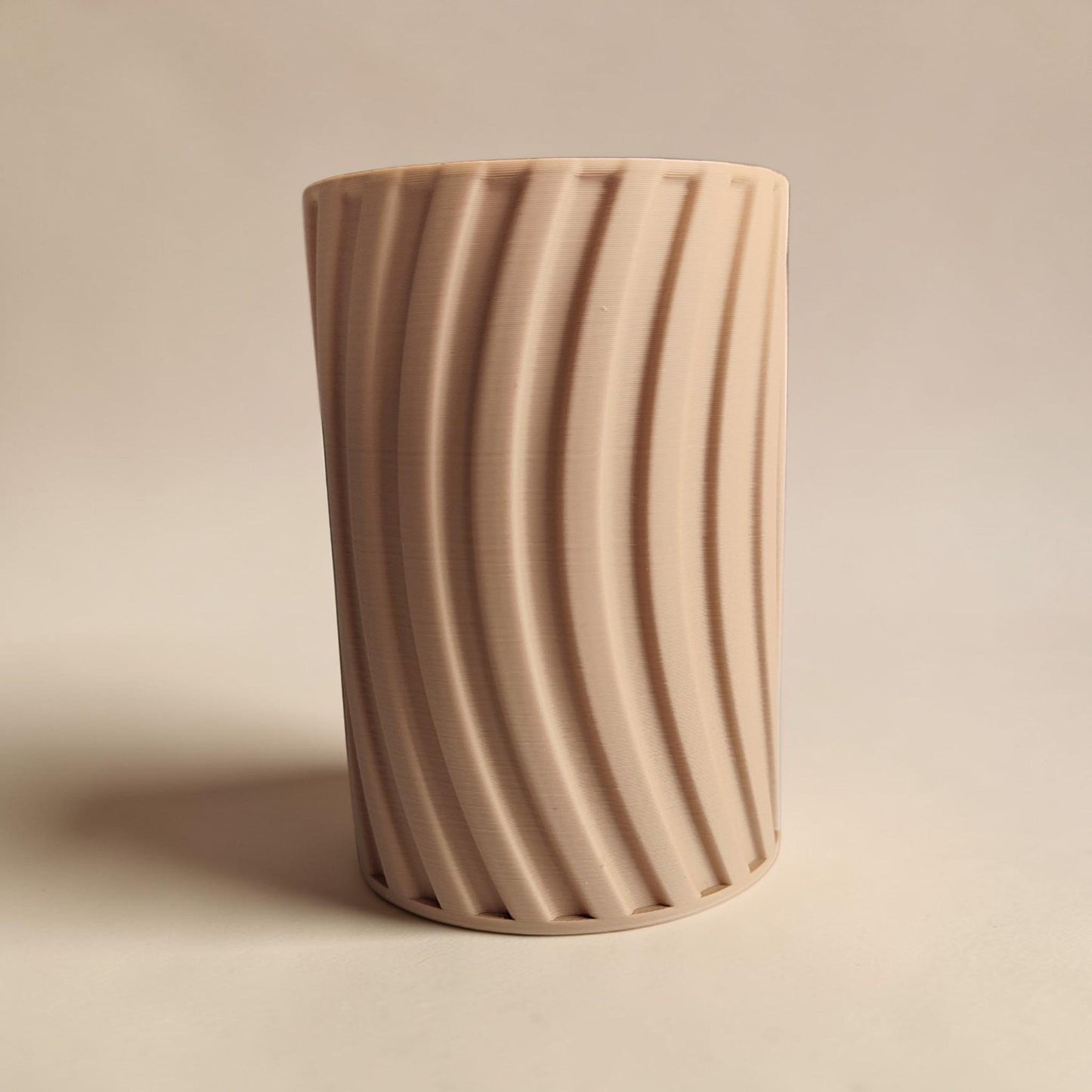 Toothbrush Holder, Vanity Storage, Minimalist Eco-Friendly Decor, Modern Wave Style Bathroom Organizer